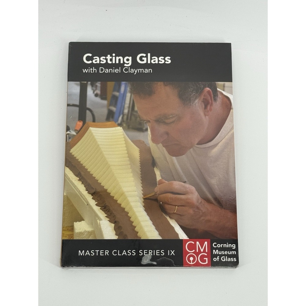 Casting Glass with Daniel‎ Clayman DVD by Corning Museum of Glass Sealed